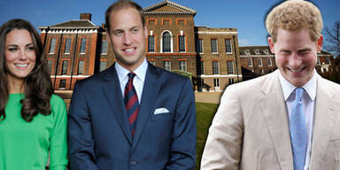 Harry, Kate, William