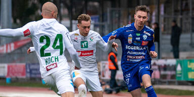 Hartberg kann Klassenerhalt in Tirol fixieren