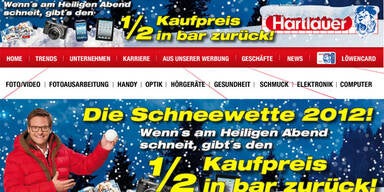 Schneit's zu Weihnachten, gibt's Geld zur&uuml;ck