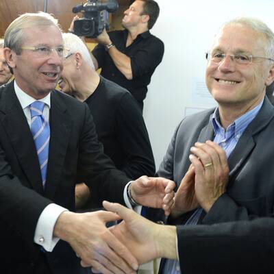 Wiilfried Haslauer holt mit der ÖVP den ersten Platz.