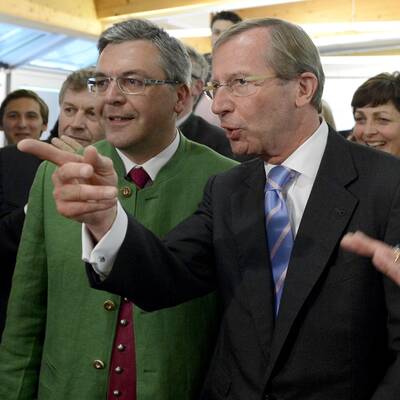 Wiilfried Haslauer holt mit der ÖVP den ersten Platz.