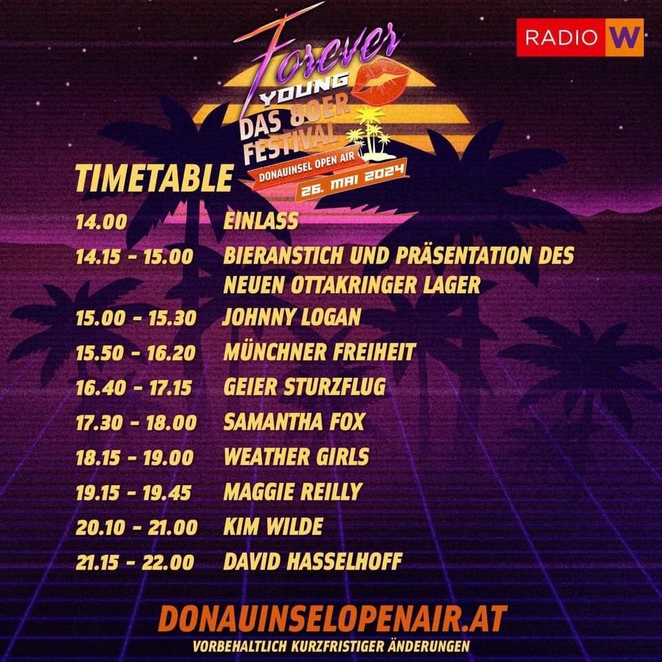 Hasselhoff bringt die Donauinsel zum Beben