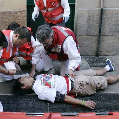 Mehrere Verletzte bei erster Stierhatz