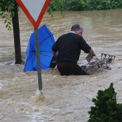 Land unter in Österreich