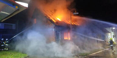 Mann stirbt bei Feuer-Inferno