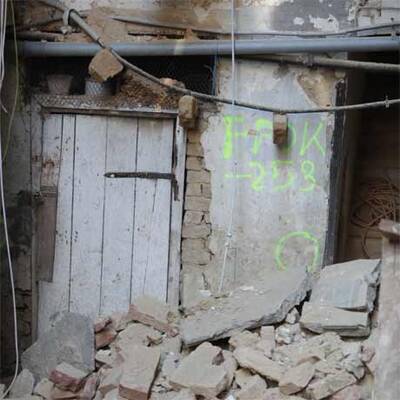 Stiegenhaus in Wien eingestürzt