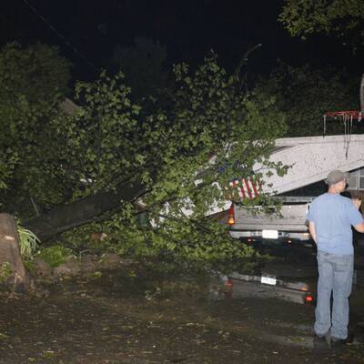 Spur der Verwüstung