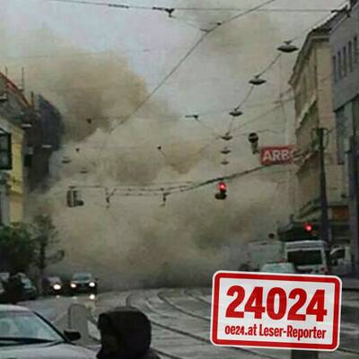 Wohnhaus in Wien nach Explosion eingestürzt