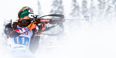 Lisa Hauser im Sprint Neunte - Gold an Norwegerin Eckhoff