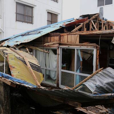 So wütet Taifun Neoguri