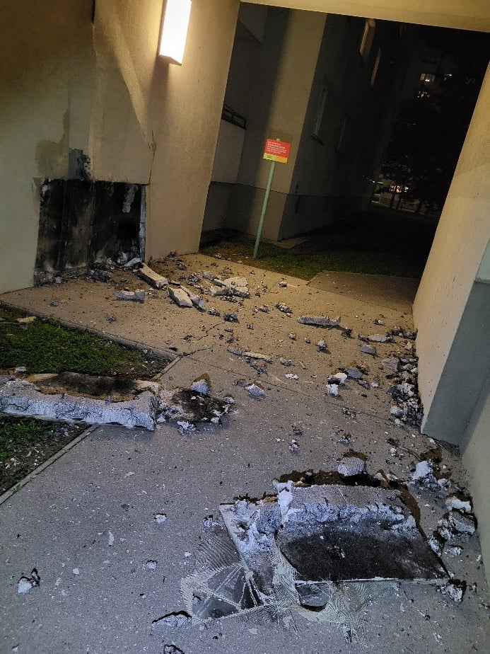 Unbekannte warfen Pyrotechnik in Wiener Lüftungsschacht