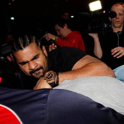 Eklat: Prügelei zwischen Chisora und Haye