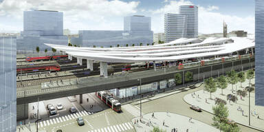 Super-Bahnhof für Wien gestartet