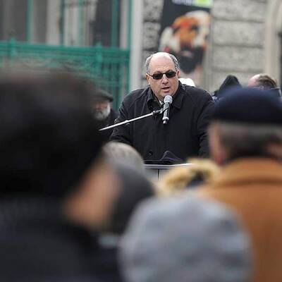 Kranzniederlegung am Heldenplatz 