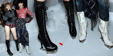 Schlittschuhe als High-Heels von DSquared2
