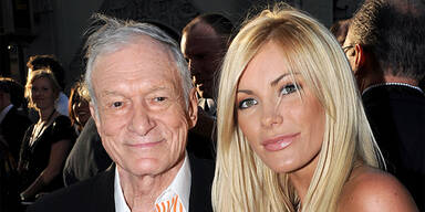 Hugh Hefner und Crystal Harris