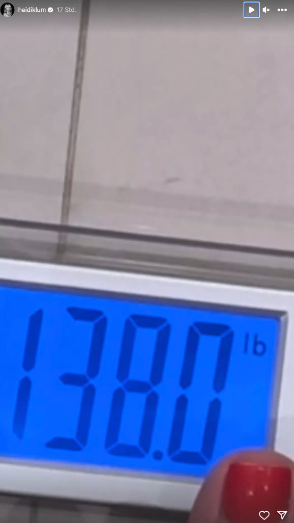 Enthüllt: So viel wiegt Heidi Klum