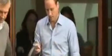 Royals: Junge Familie auf dem Heimweg