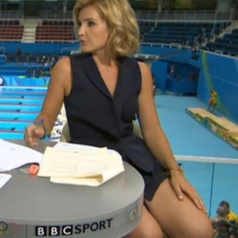 Moderatorin versext Olympia