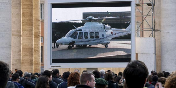 Papst: Abflug in die Pension