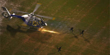 Gangster schossen Polizei-Heli in Südafrika ab