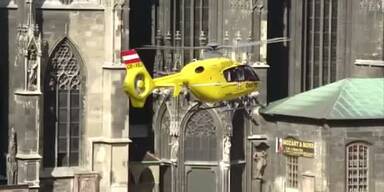 Helikoper-Einsatz im 1. Bezirk