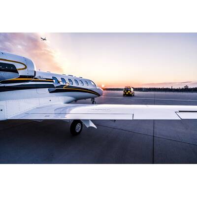 Mit dem Privatjet zum Caps-Auswärtsspiel