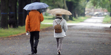 Herbst Regen Wetter