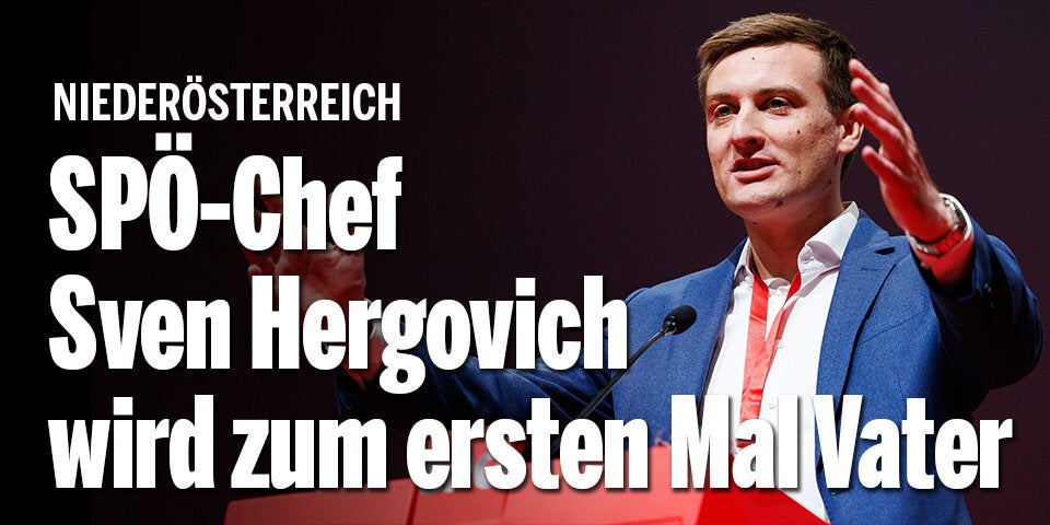 SPÖ-NÖ-Chef Hergovich freut sich über Weihnachtsbaby