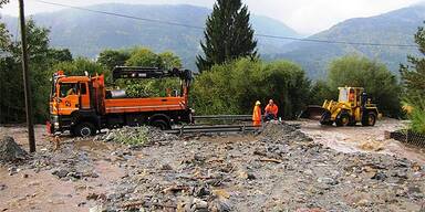 Unwetter in Kärnten: Muren und Überflutungen 