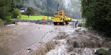 Unwetter in Kärnten: Muren und Überflutungen 