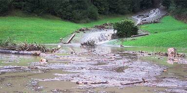 Unwetter in Kärnten: Muren und Überflutungen 