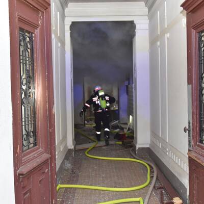 Erste Bilder aus dem explodierten Haus