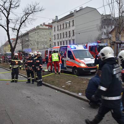 Erste Bilder aus dem explodierten Haus