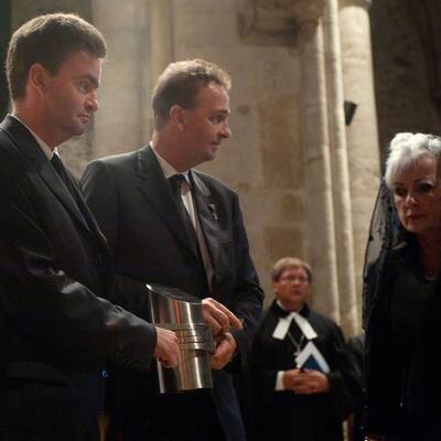 Jetzt ruht sein Herz in der Benediktinerabtei Pannonhalma