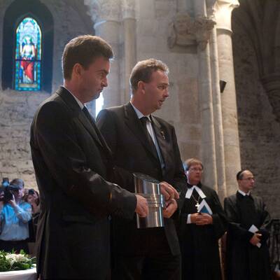 Jetzt ruht sein Herz in der Benediktinerabtei Pannonhalma