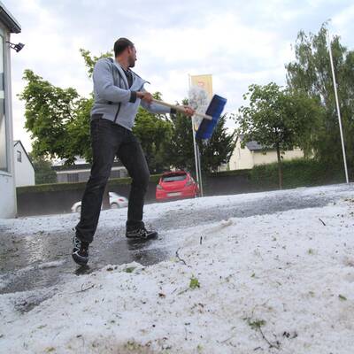 Unwetter in Nürburg