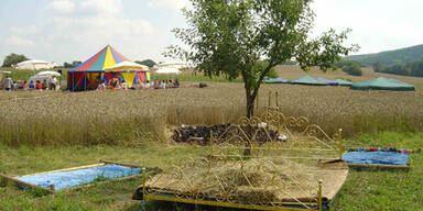 Süße Träume unter freiem Himmel
