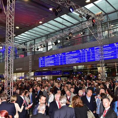 Eröffnung des Wiener Hauptbahnhofs 