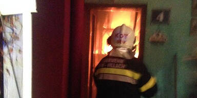 Wohnhaus-Brand in Villach wurde gelegt