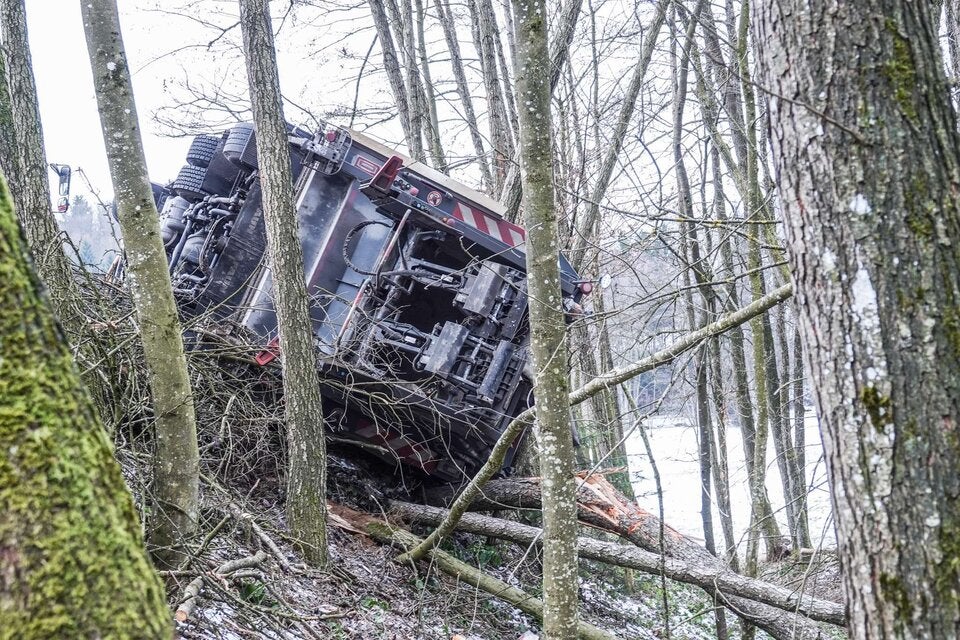 Unfall mit Müllwagen