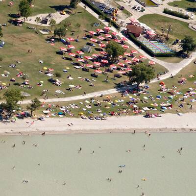 Hitze - Österreich von oben 