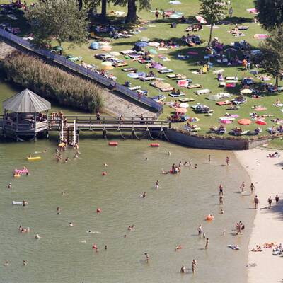 Hitze - Österreich von oben 