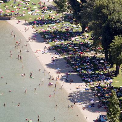 Hitze - Österreich von oben 