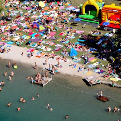 Hitze - Österreich von oben 