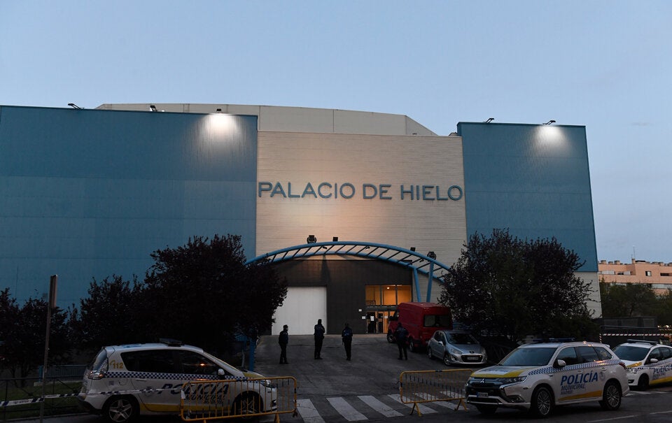 Was für ein Drama: Eis-Stadion wird in Madrid zur Leichenhalle