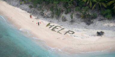 Schiffbrüchige von Pazifik-Insel gerettet