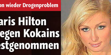 Paris Hilton wegen Kokains festgenommen