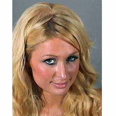 Polizeifotos von Stars