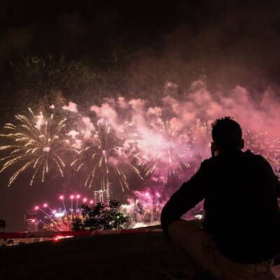 In New York versammelten sich Tausende am Times Square